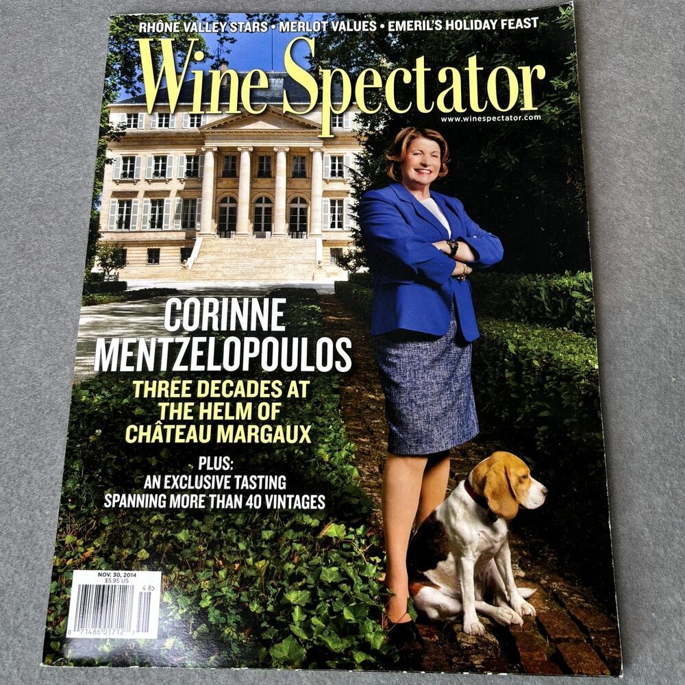 Wine Spectator Corinne Mentzelopoulos @ The Helm of Chateau Margaux 2014